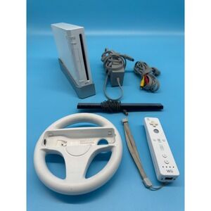 Nintendo Wii Console Gamecube Compatible White (RVL-001) - TESTED